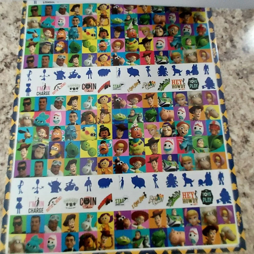 New Toy Story 4 Sticker Pad with 4 Play Scenes Over 1200 stickers! Disney Pixar